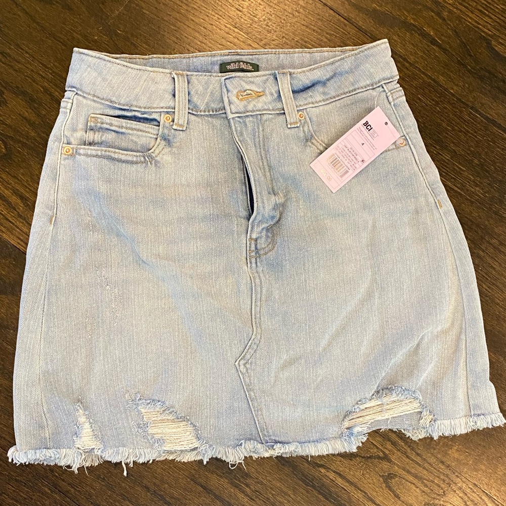 Denim skirt
